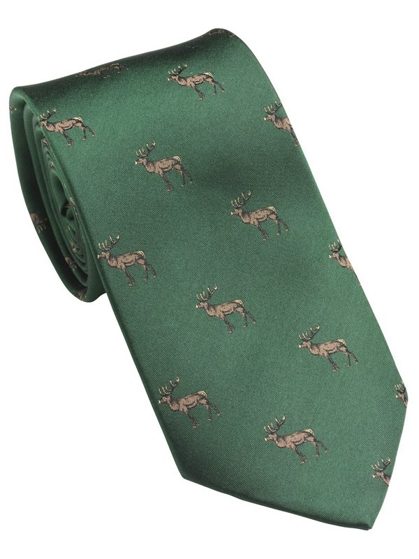 Cravate Laksen Cerf vert