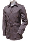 Veste saharienne verte Almazan Paris