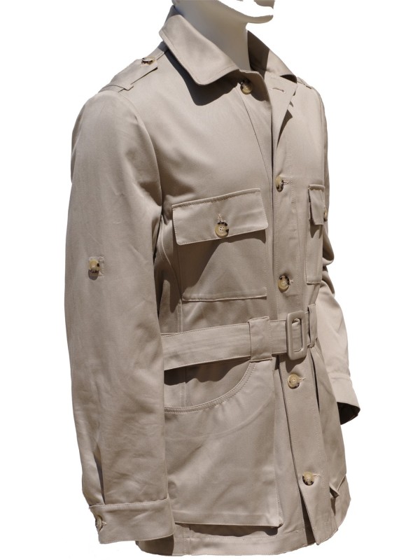 Veste saharienne beige Almazan Paris