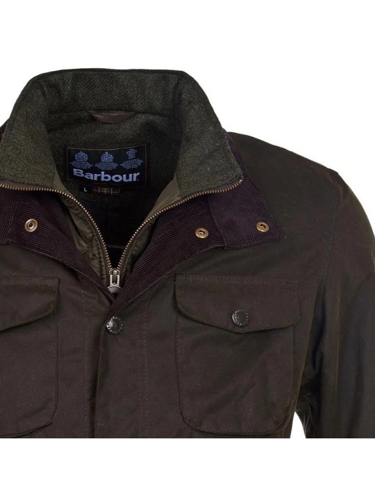 Veste huilée Barbour Ogston vert Olive Veste huilée Barbour Ogston vert Olive