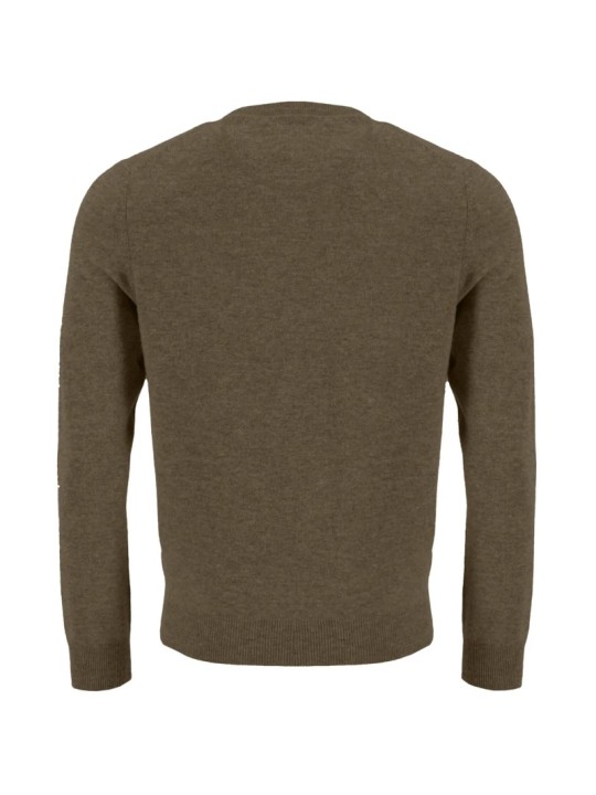 Pull mérinos Fynch-Hatton vert-kaki