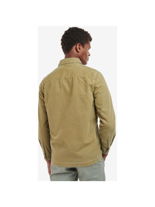 veste peintre coton Barbour Washed olive veste peintre coton Barbour Washed olive
