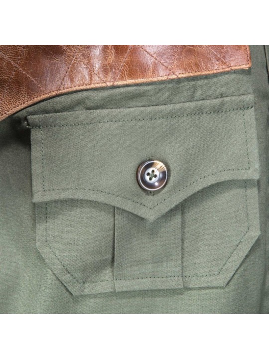 Chemise de safari Rigby vert foncé Chemise de safari Rigby vert foncé