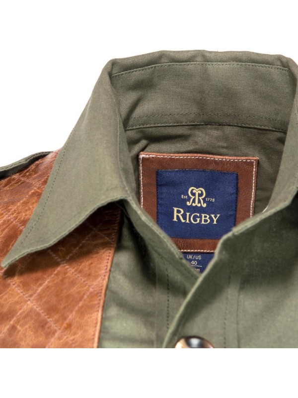 Chemise de safari Rigby vert foncé