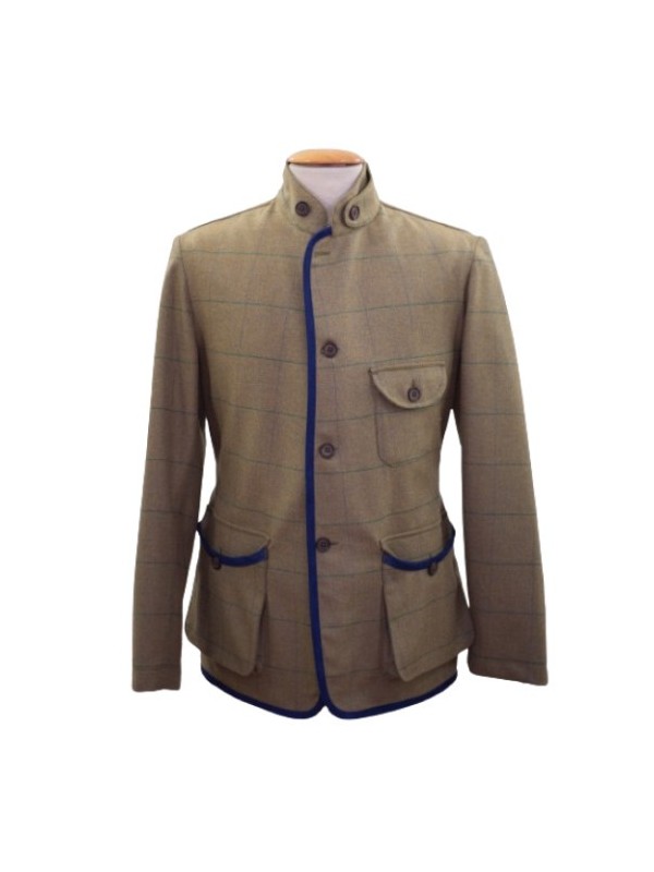 Veste en tweed Lothar Novasport Vert et Bleu
