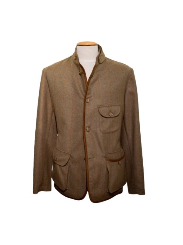 Veste en tweed Lothar Novasport Marron