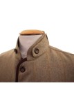 Gilet en tweed Lorenz Novasport Rouge et Orange