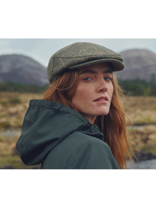 Casquette en tweed Holly DuBarry thistle
